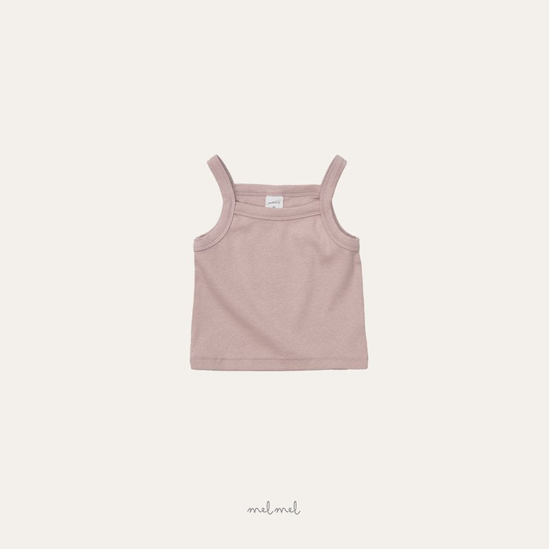 ［melmel］Ribbed camisole
