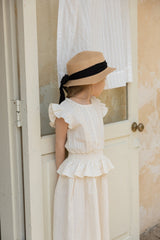 ［perrobebe］Mila frill Setup (cream)