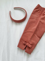 ［azalea］Velvet capri pants (kids)