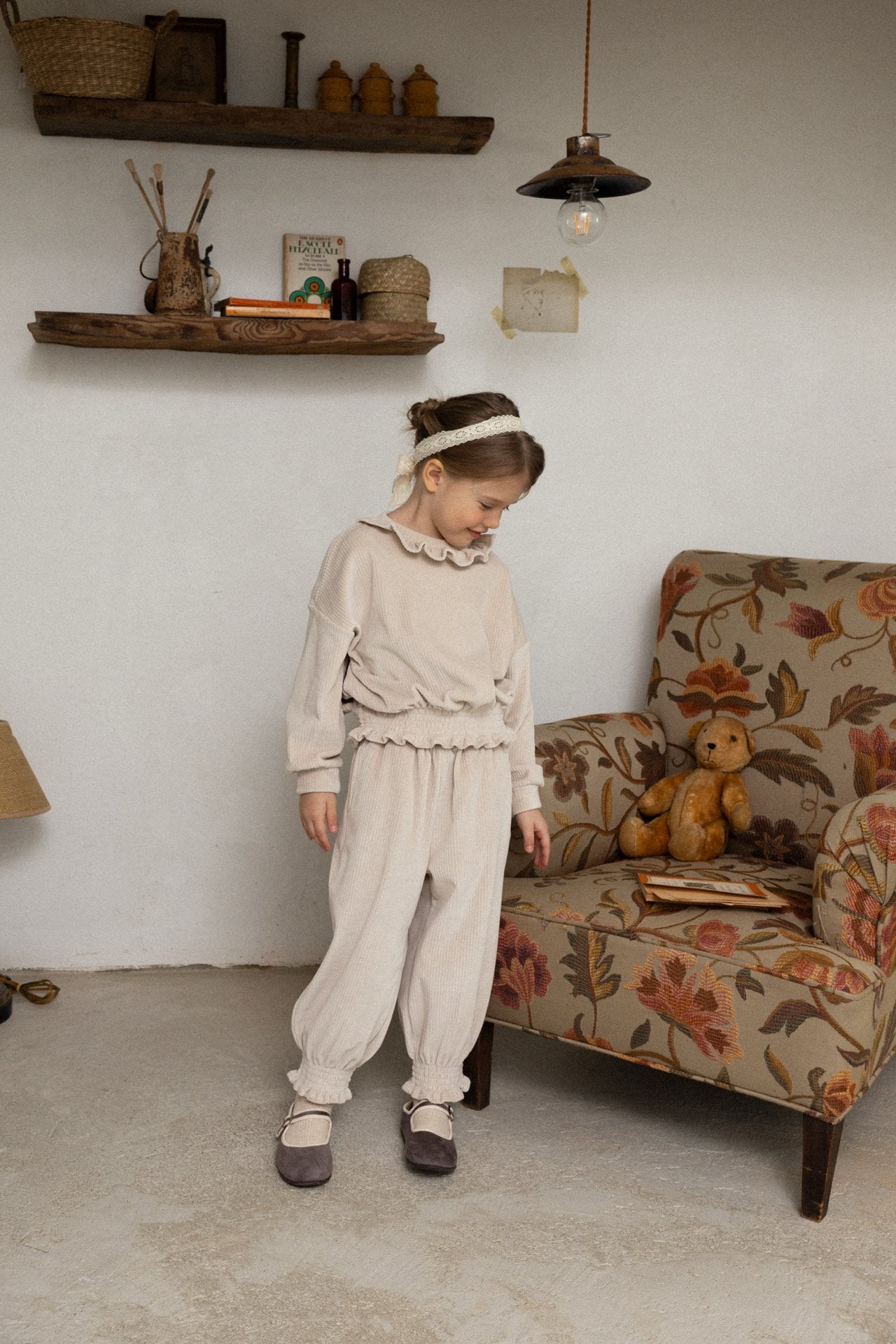 ［perrobebe］Lulu smock set up