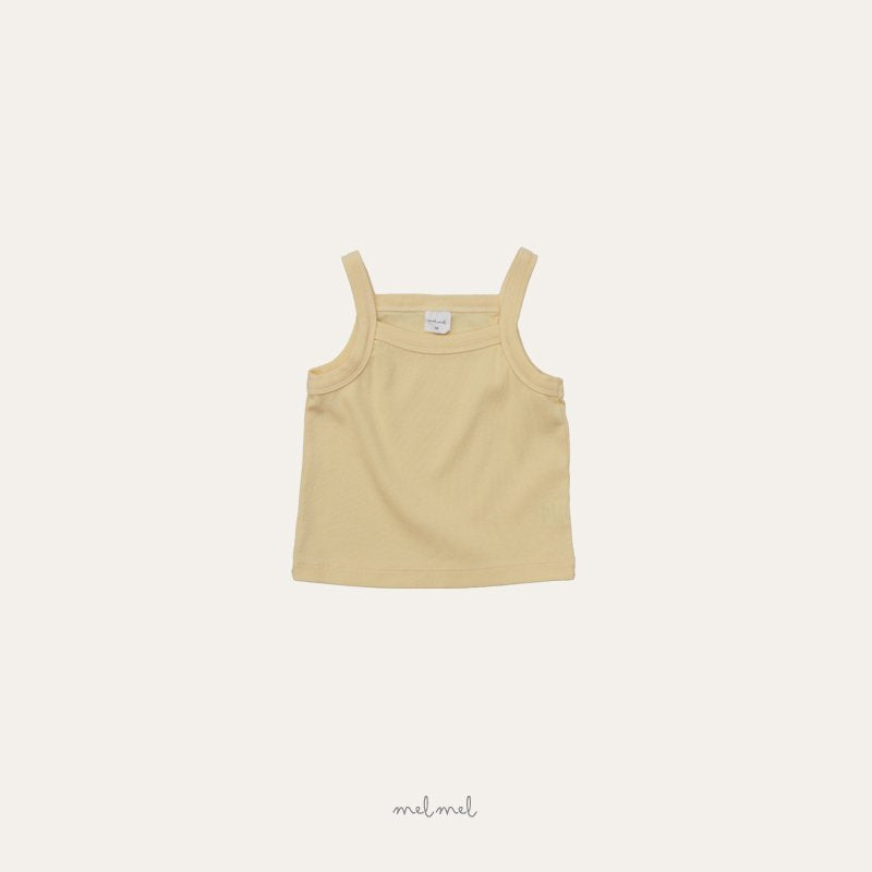 ［melmel］Ribbed camisole