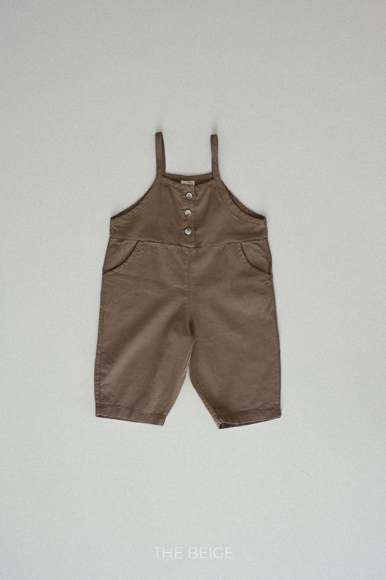 ［The beige］Binding overalls