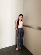 ［comma］Crop double strap camisole