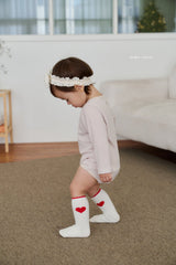 ［bebenine］Nine Heart Knee Socks Set