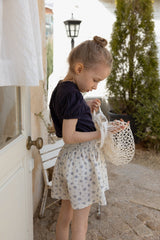 ［perrobebe］Amelie puff tee (navy)