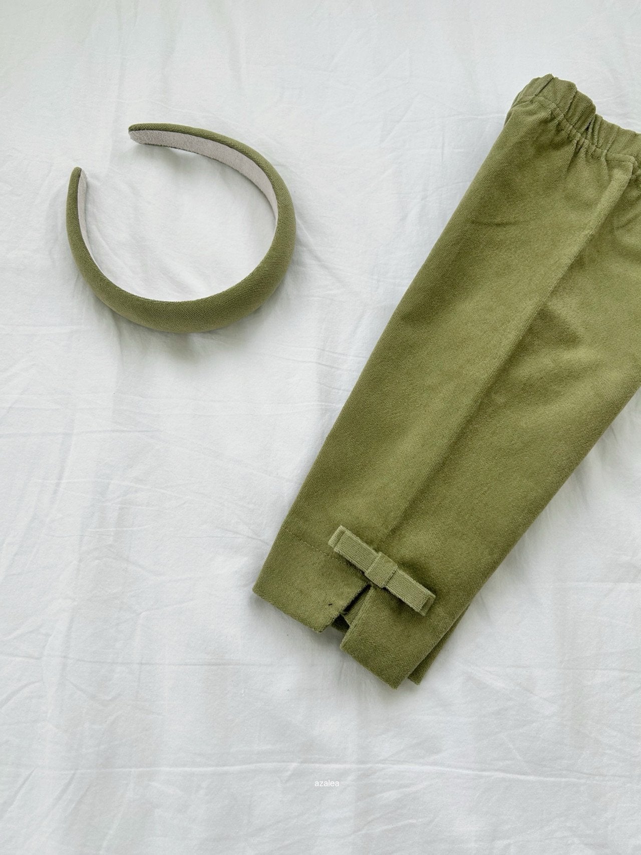 ［azalea］Velvet capri pants (kids)