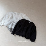 ［mimi market］Shoulder frill blouse