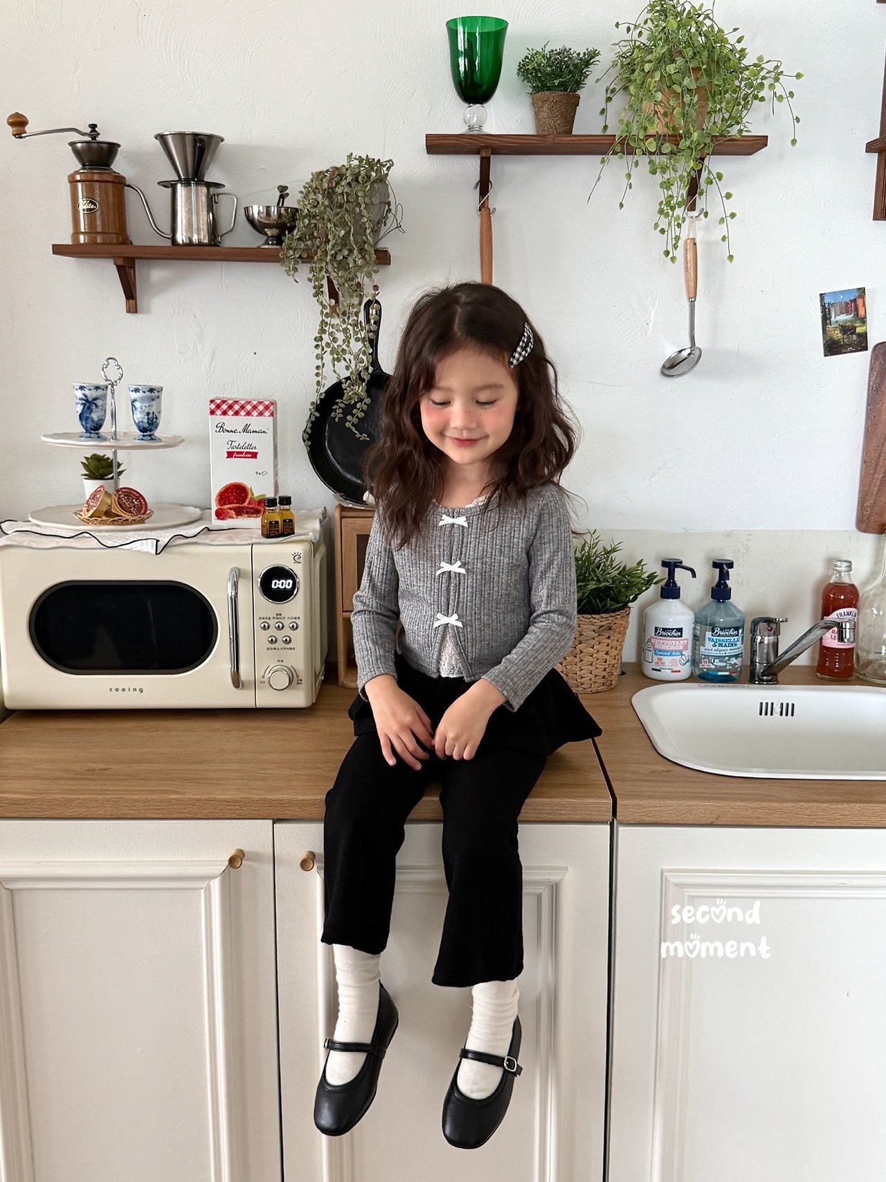 ［second moment］To lace ribbon cardigan