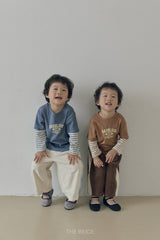 ［The beige］Side-Seam Corduroy Pants