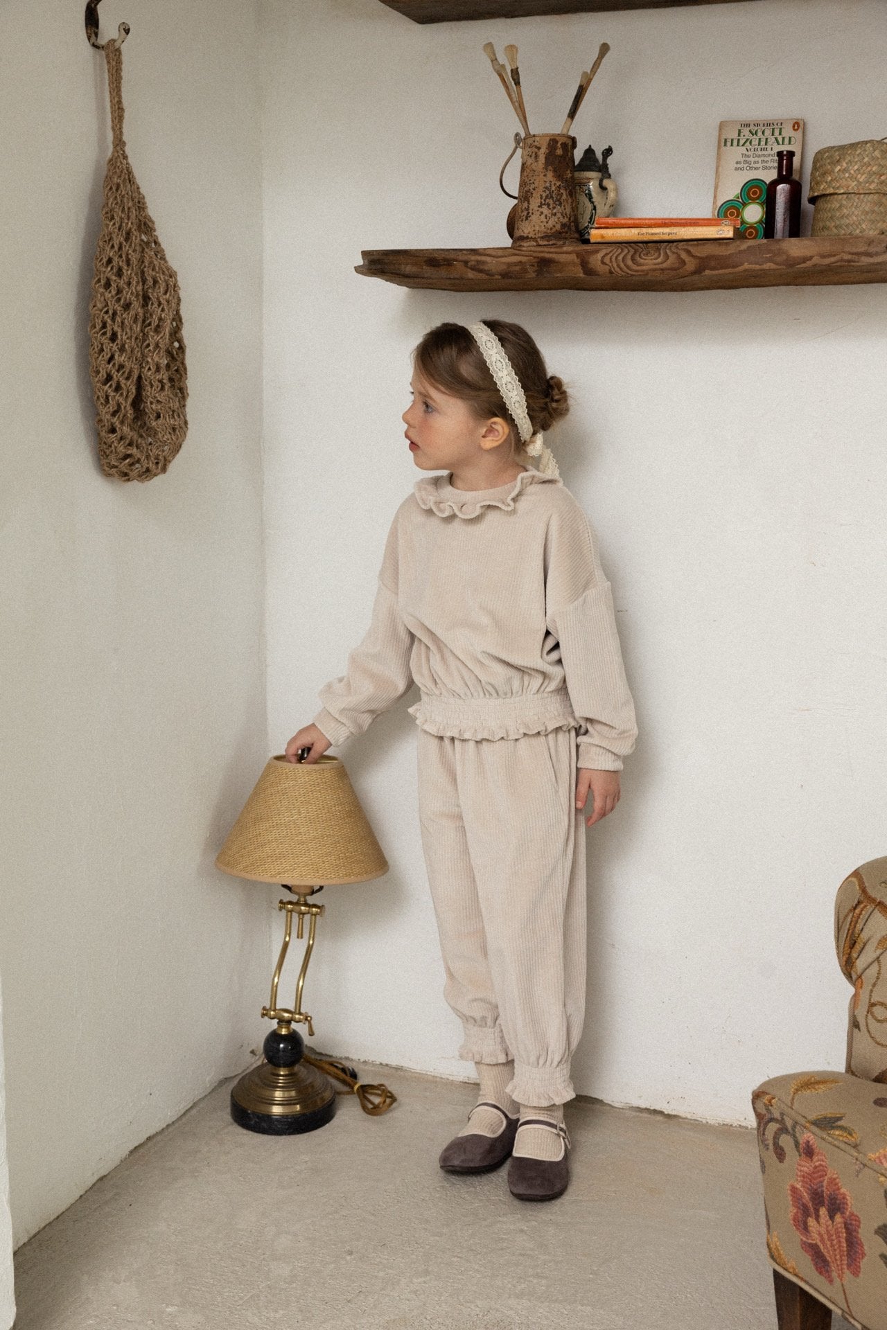 ［perrobebe］Lulu smock set up