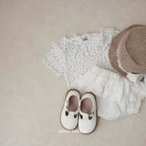 ［mimi market］Flour frill collar tee