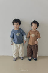 ［The beige］Side-Seam Corduroy Pants
