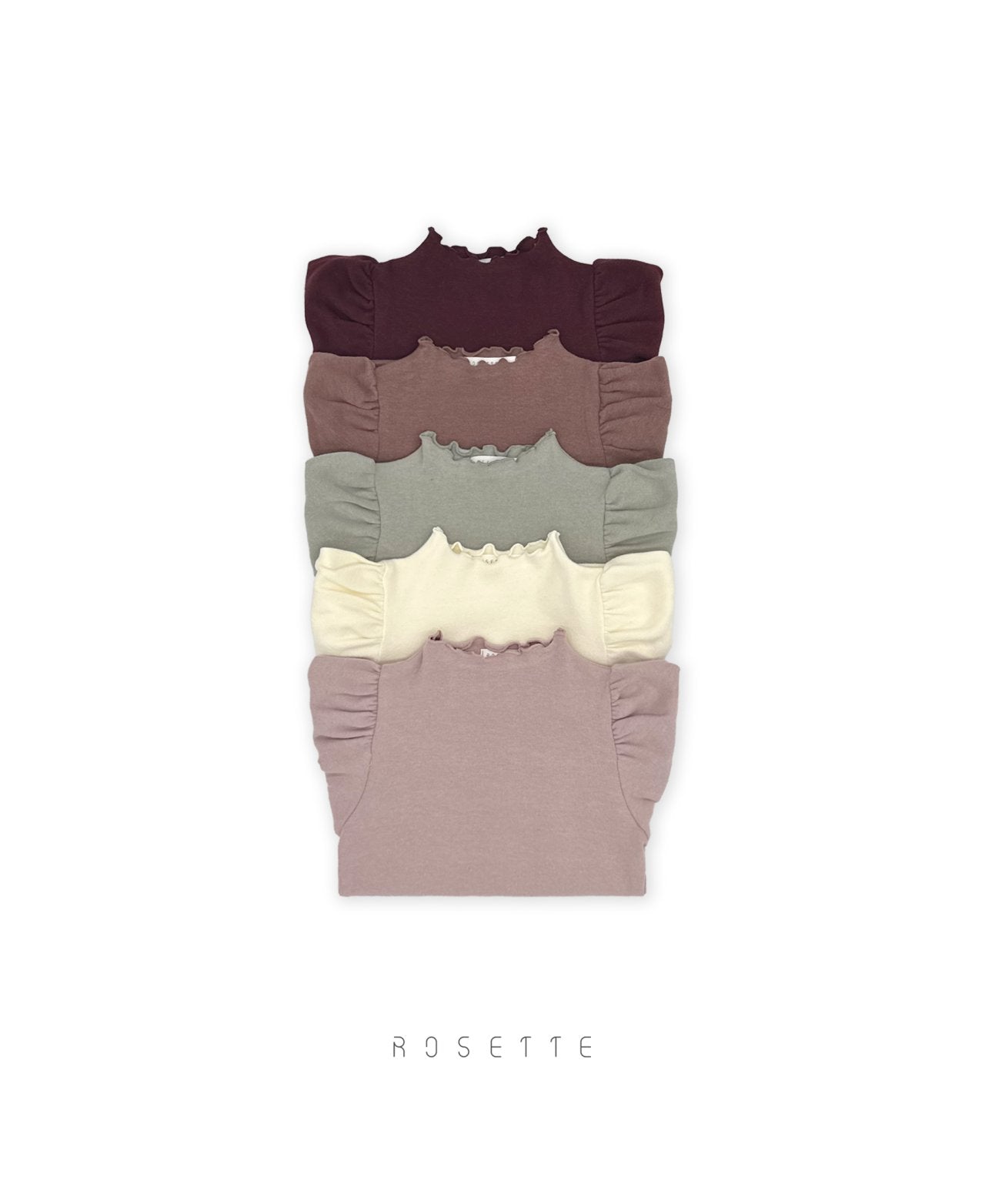 ［ROSETTE］Blanc puff tops