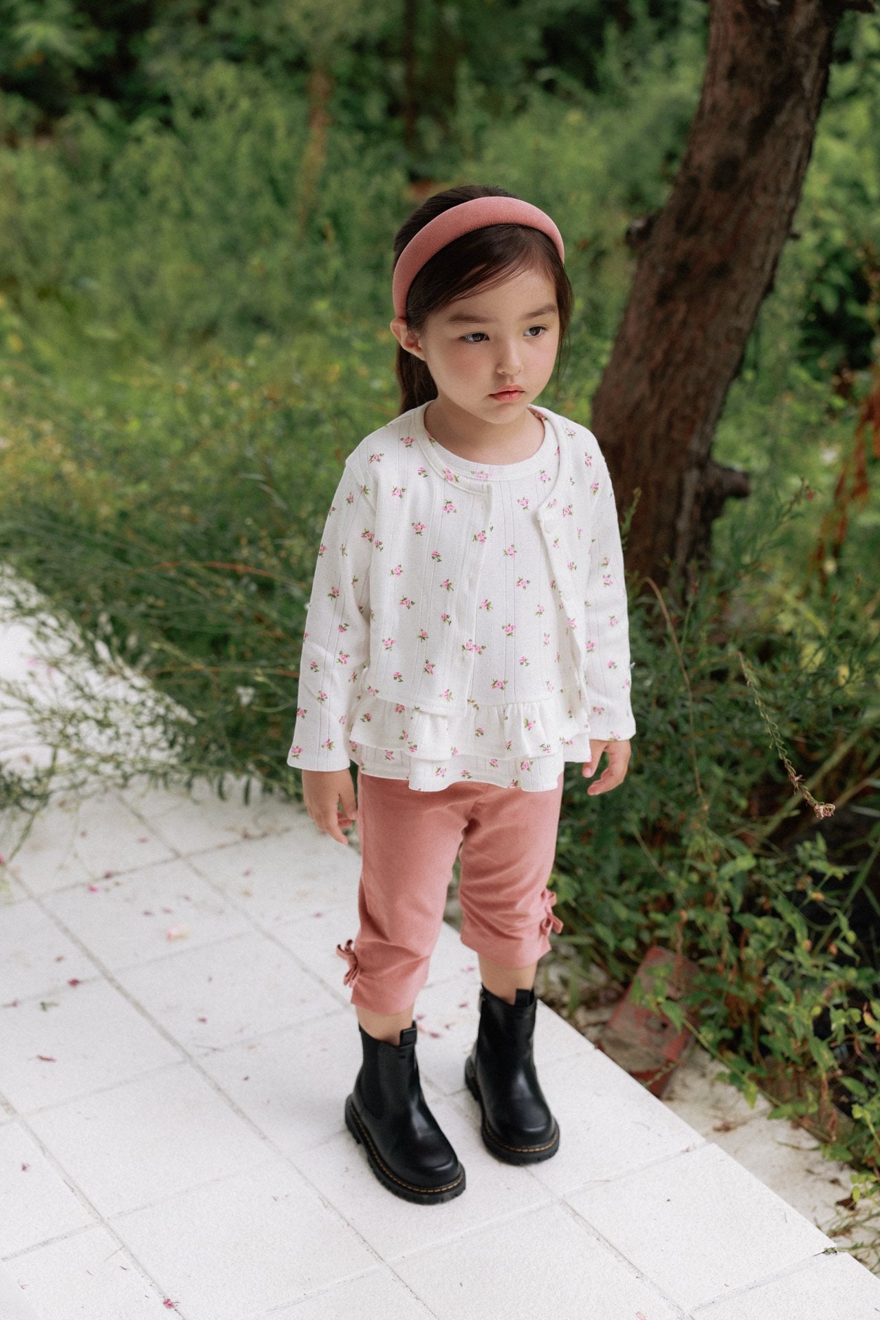 ［azalea］Velvet capri pants (kids)