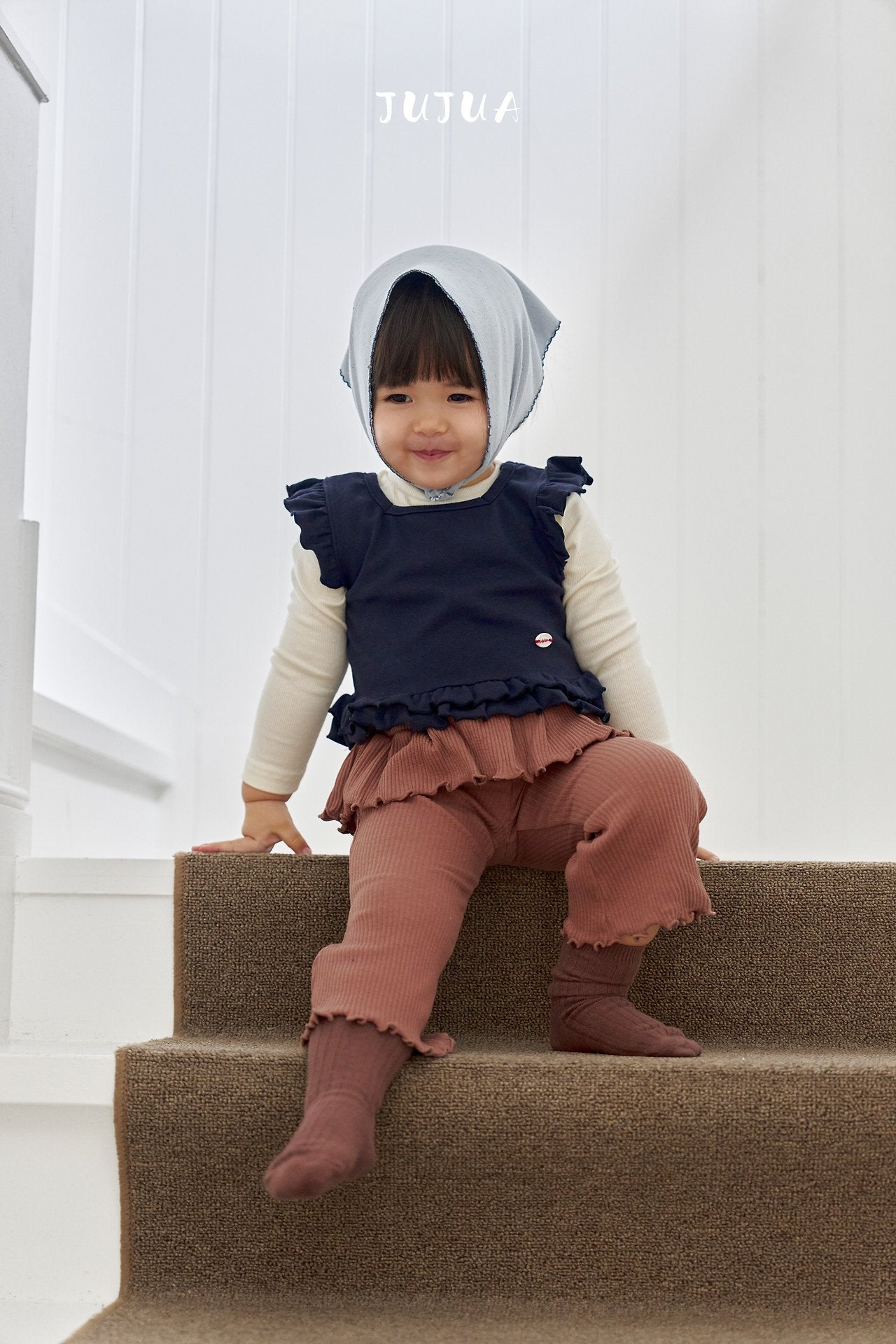 ［jujua］Frill sleeveless tops