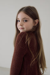 [soye] Basic rib cardigan