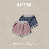 ［BANANAJ］Knit stripe pants