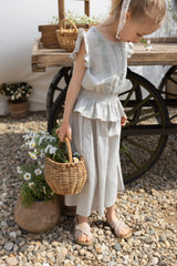 ［perrobebe］Mila frill Setup (gray)