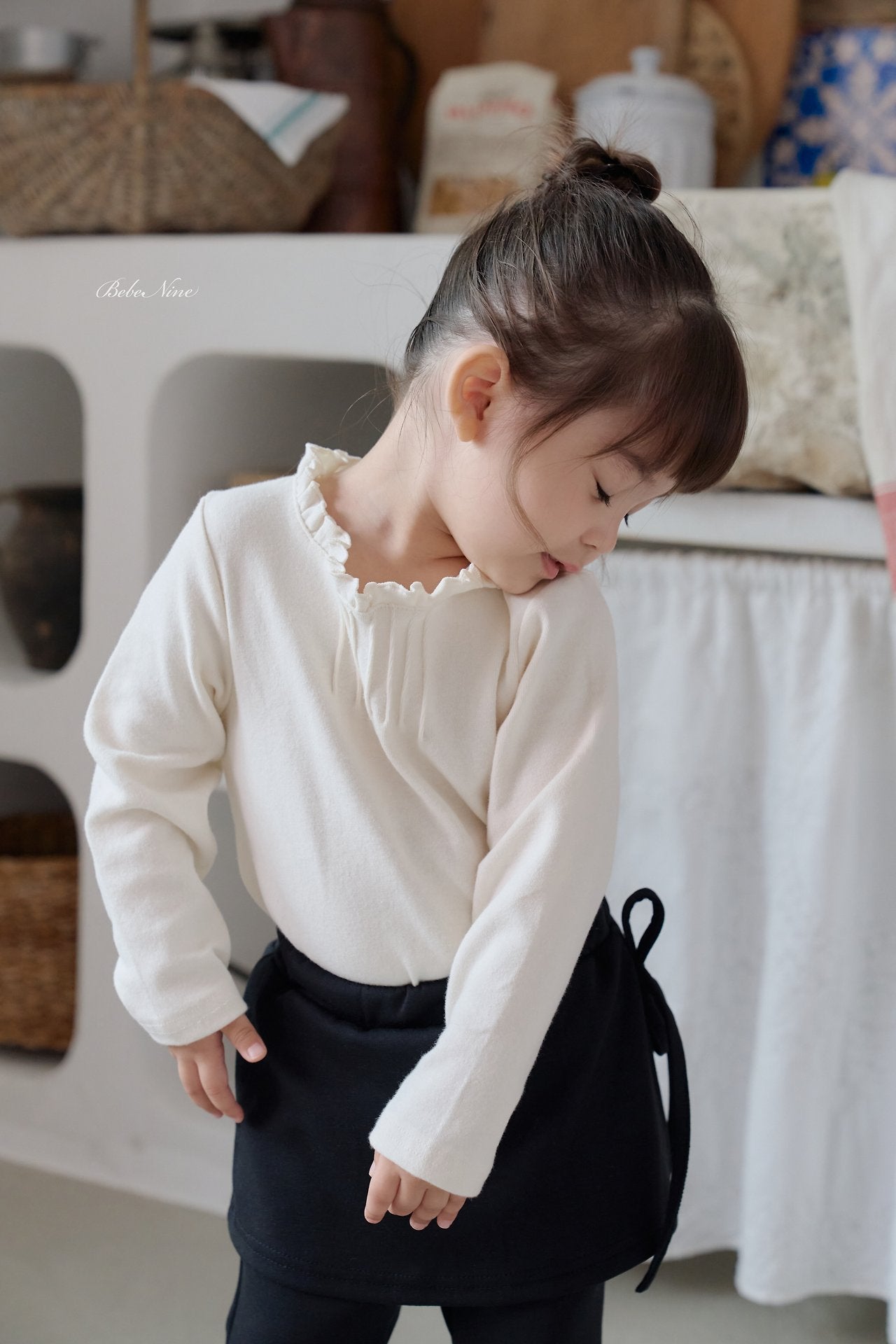 ［bebenine］Essence Frill Tee