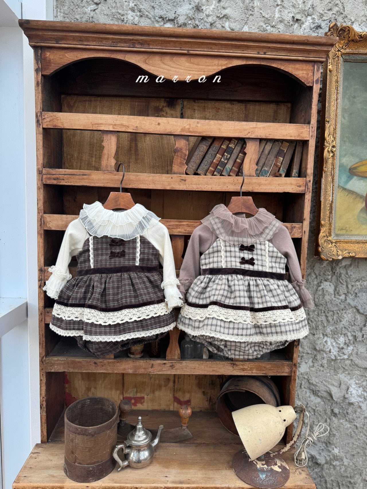 ［marron］Stella lace tops