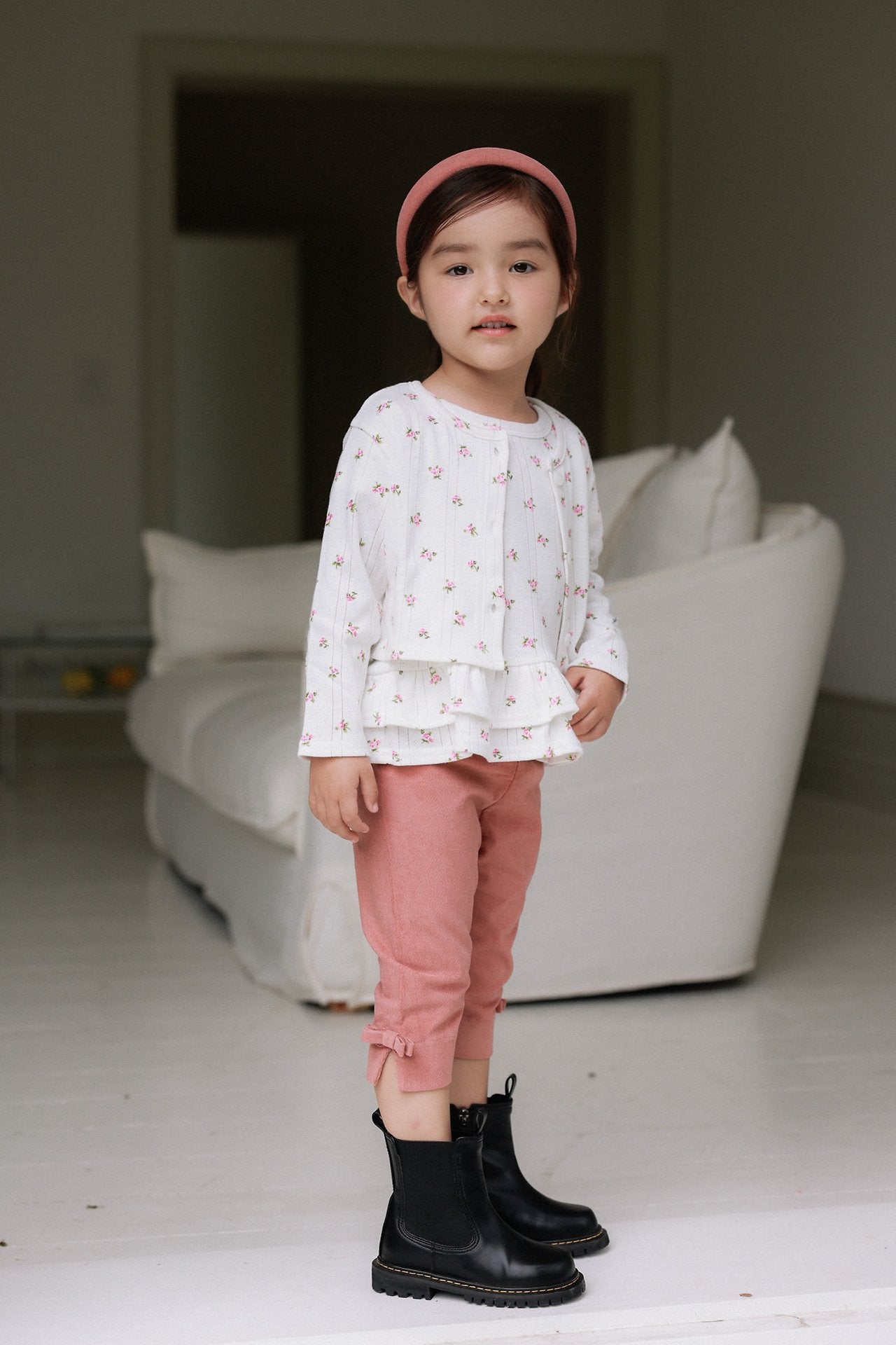 ［azalea］Velvet capri pants (kids)