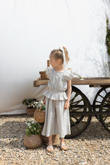 ［perrobebe］Mila frill Setup (gray)