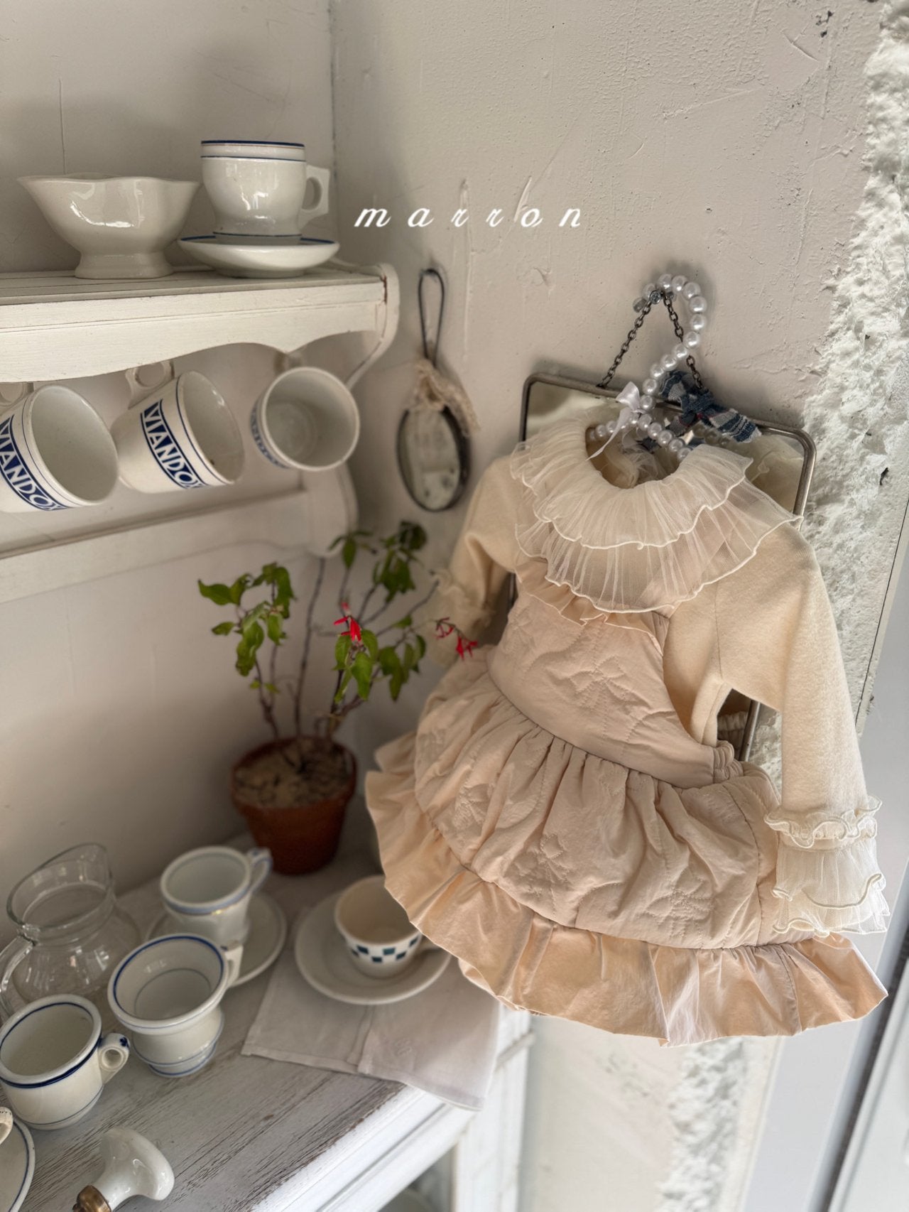 ［marron］Stella lace tops