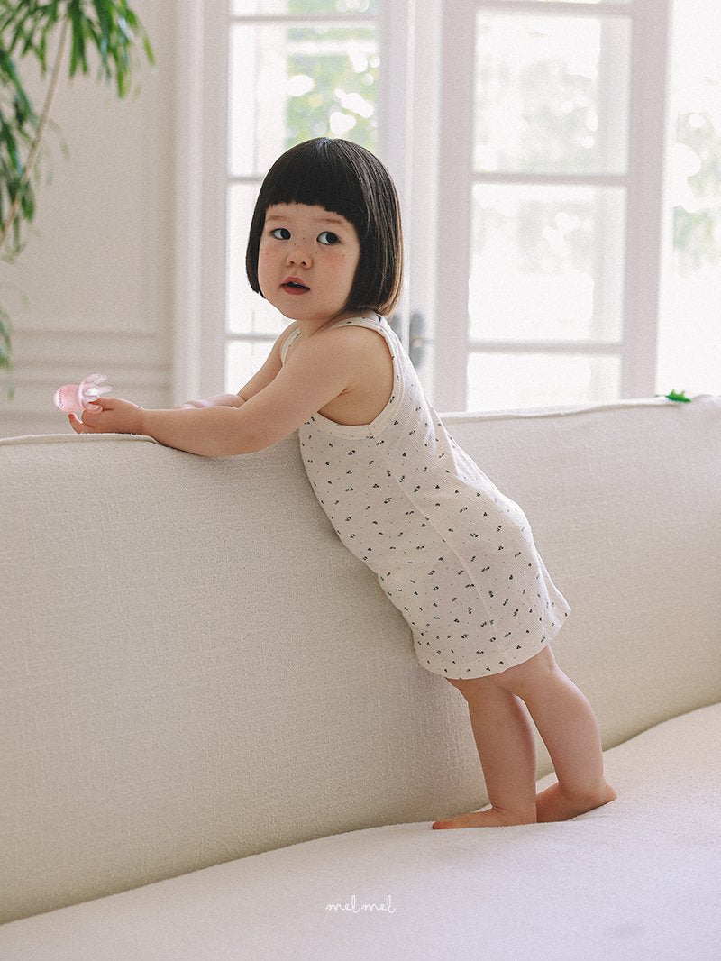 ［melmel］Mini flower one-piece