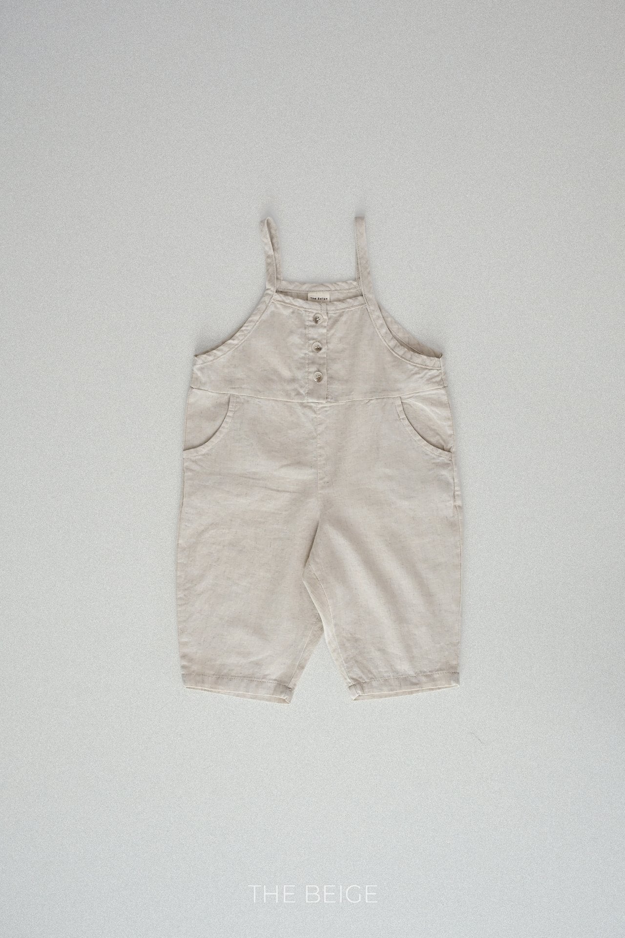 ［The beige］Binding overalls