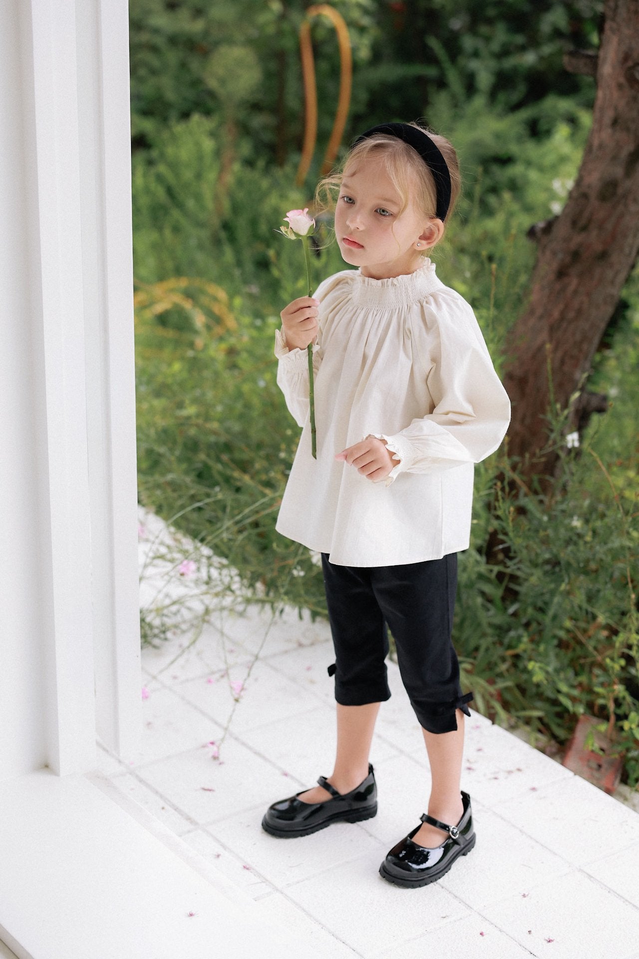 ［azalea］Velvet capri pants (kids)
