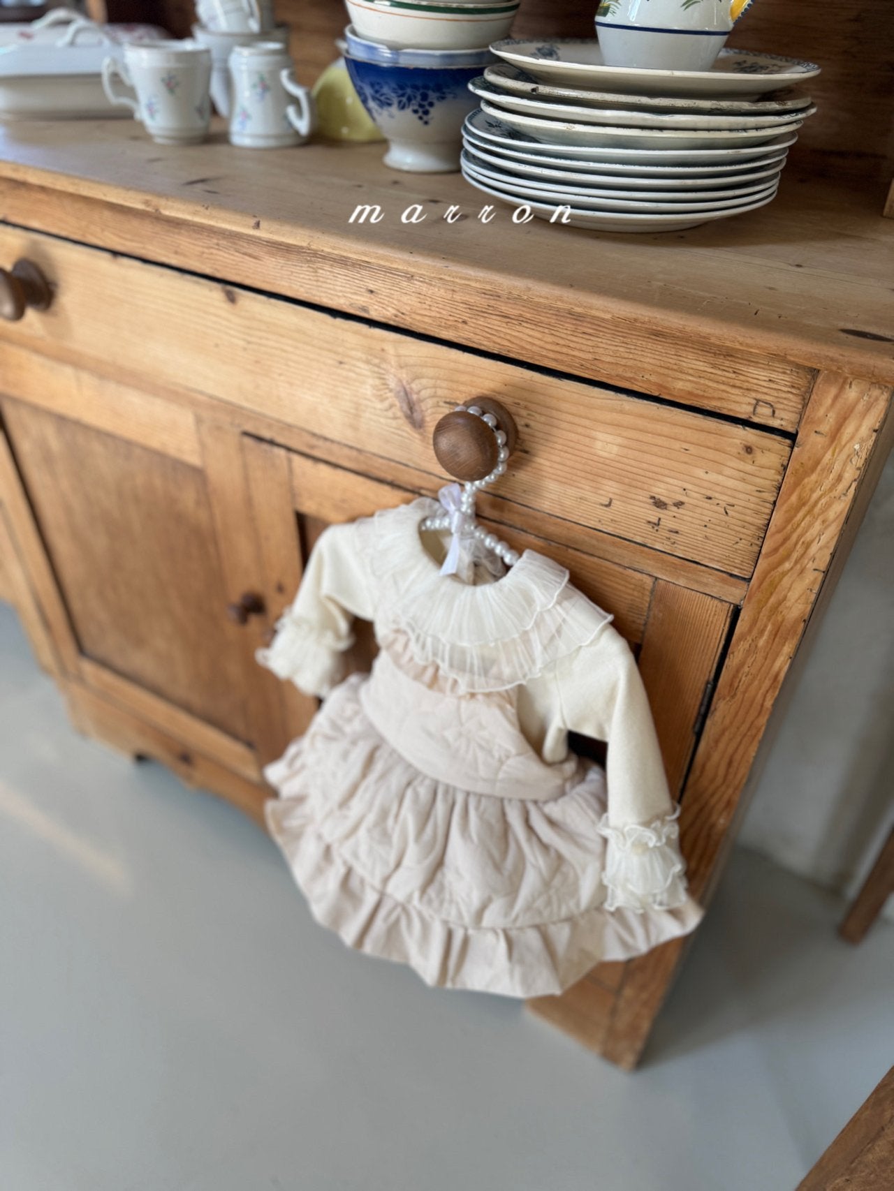 ［marron］Stella lace tops