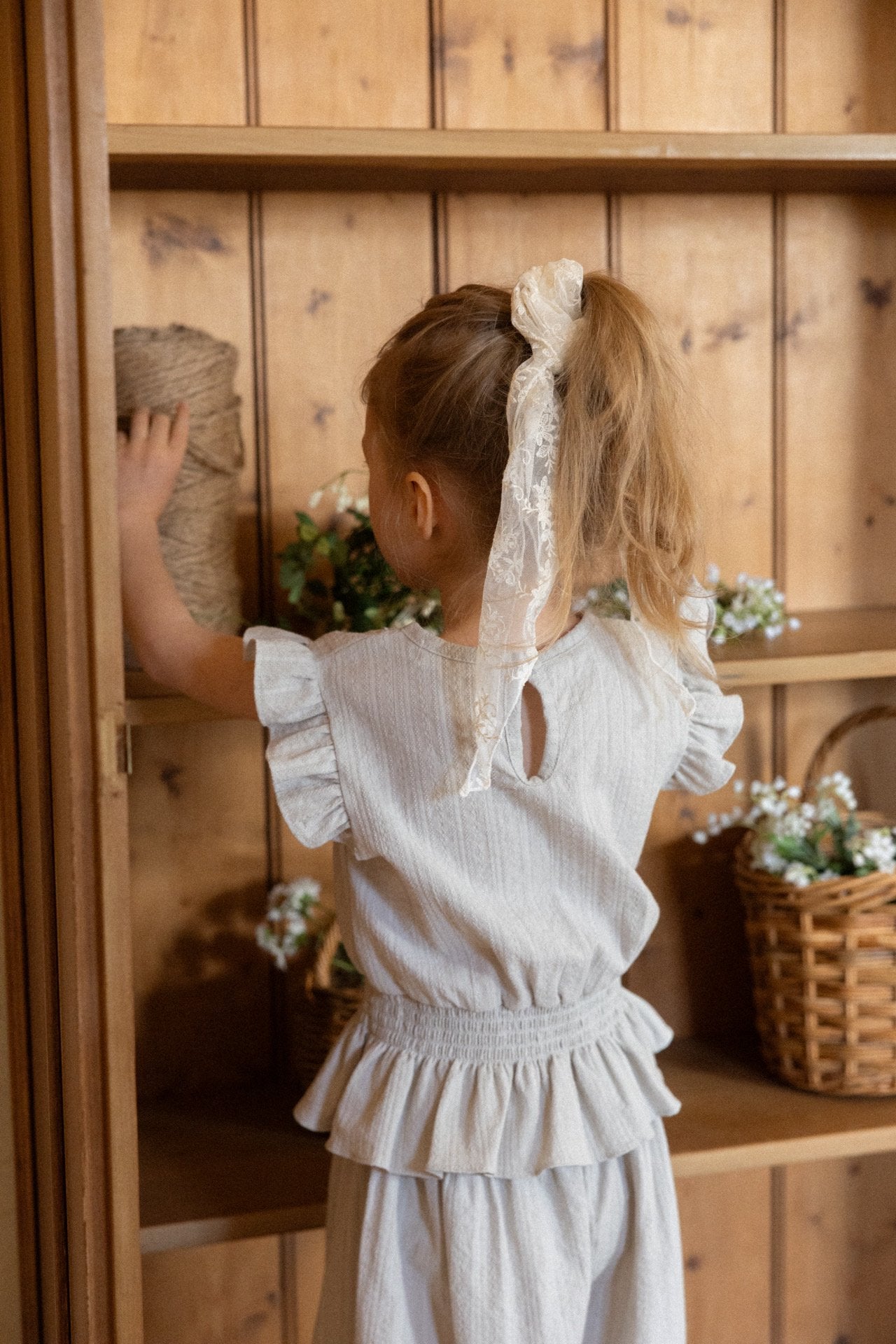 ［perrobebe］Mila frill Setup (gray)