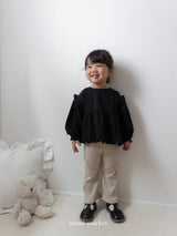 ［mimi market］Shoulder frill blouse