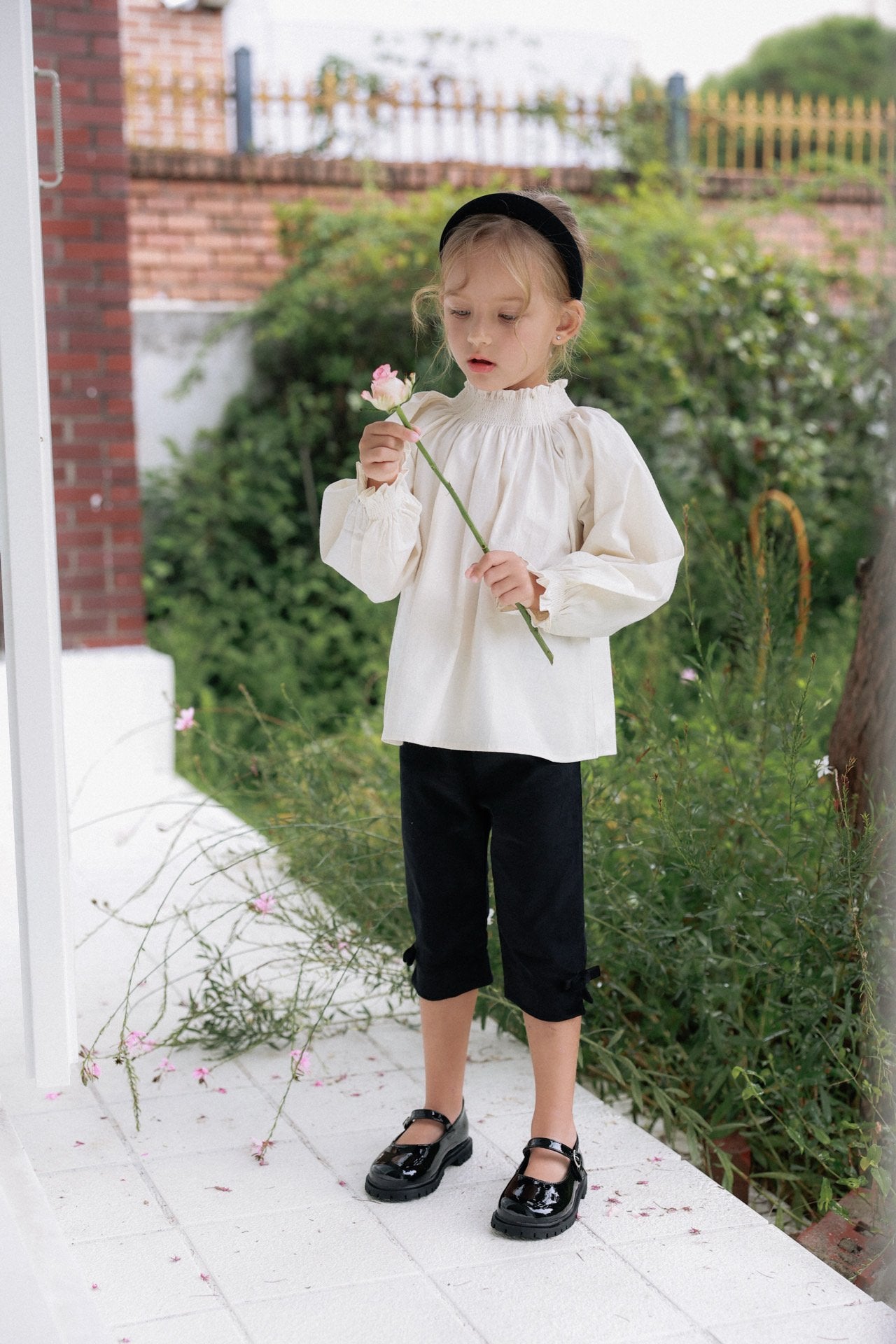 ［azalea］Velvet capri pants (kids)