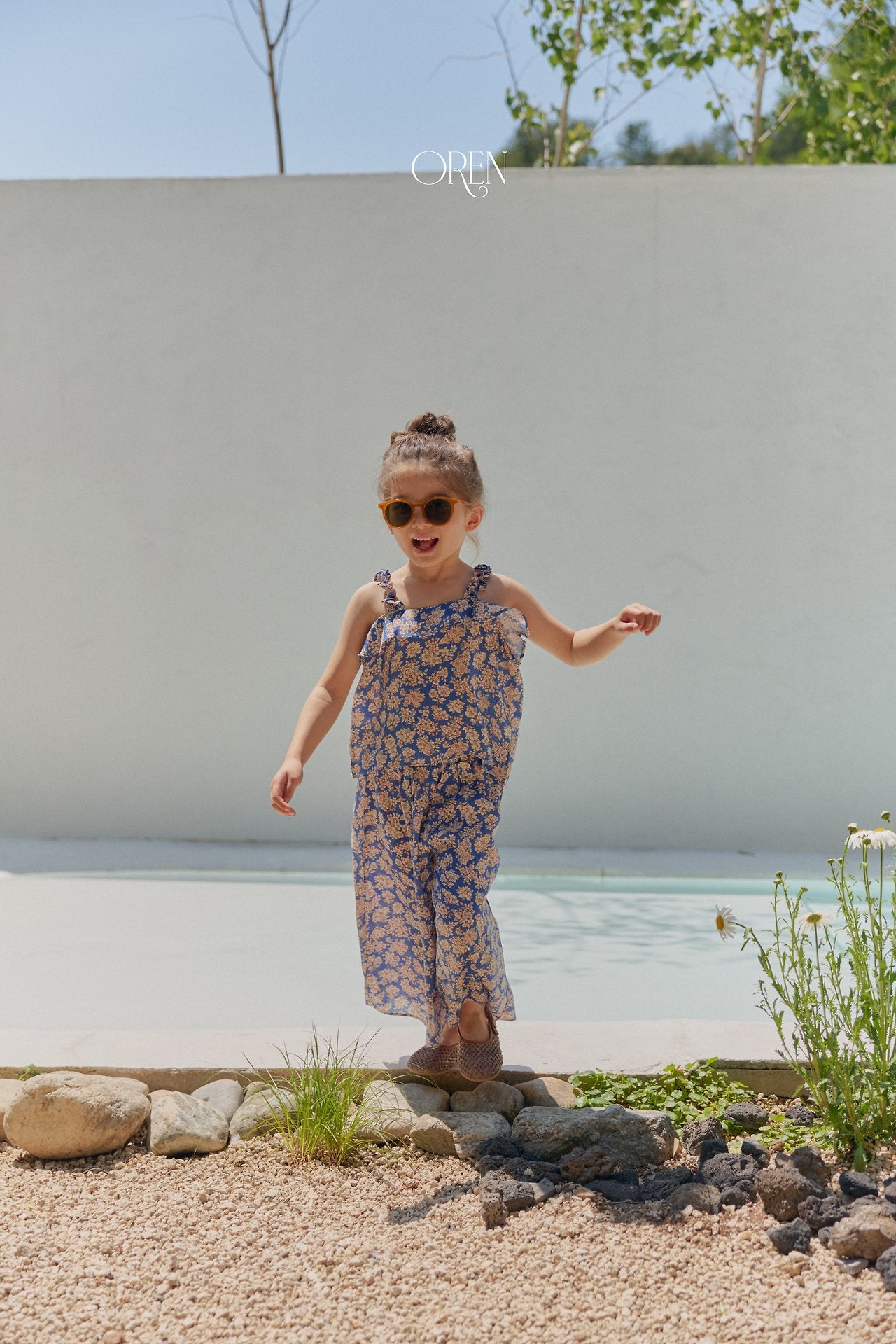 ［OREN］Mellow pleats set up (kids)
