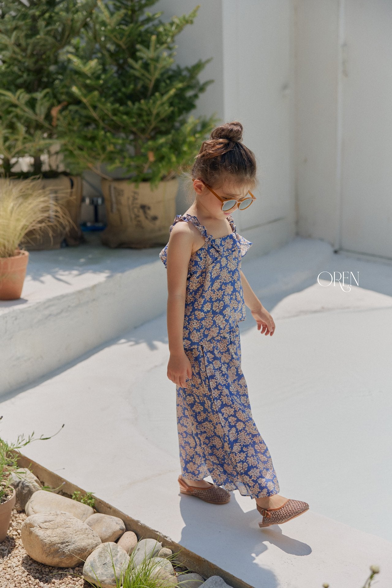 ［OREN］Mellow pleats set up (kids)