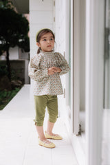 ［azalea］Velvet capri pants (kids)