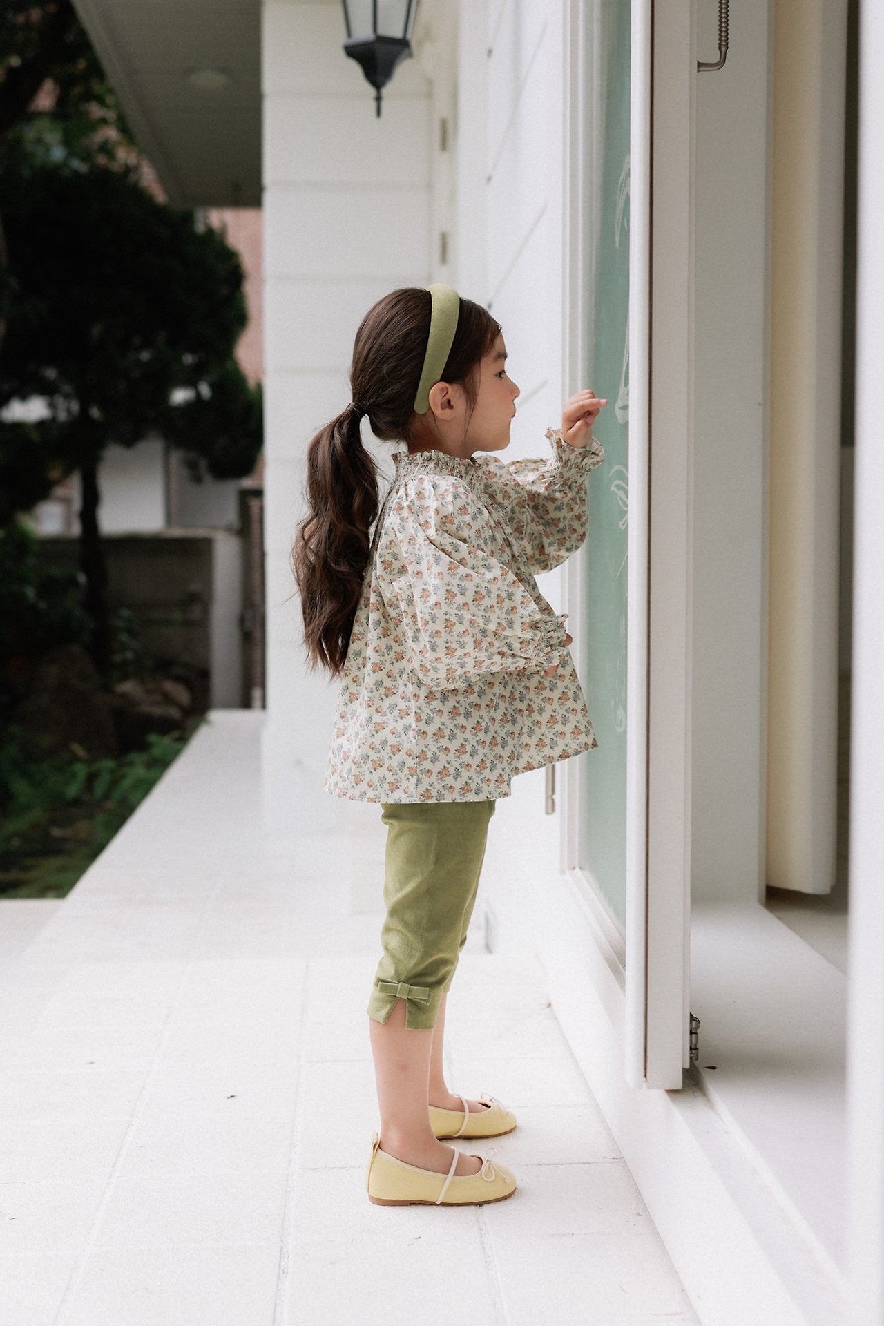［azalea］Velvet capri pants (kids)