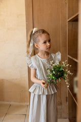 ［perrobebe］Mila frill Setup (gray)