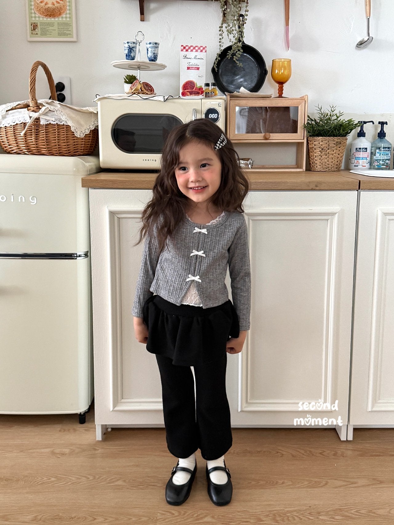 ［second moment］To lace ribbon cardigan