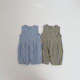 ［LINDO］Check jumpsuit