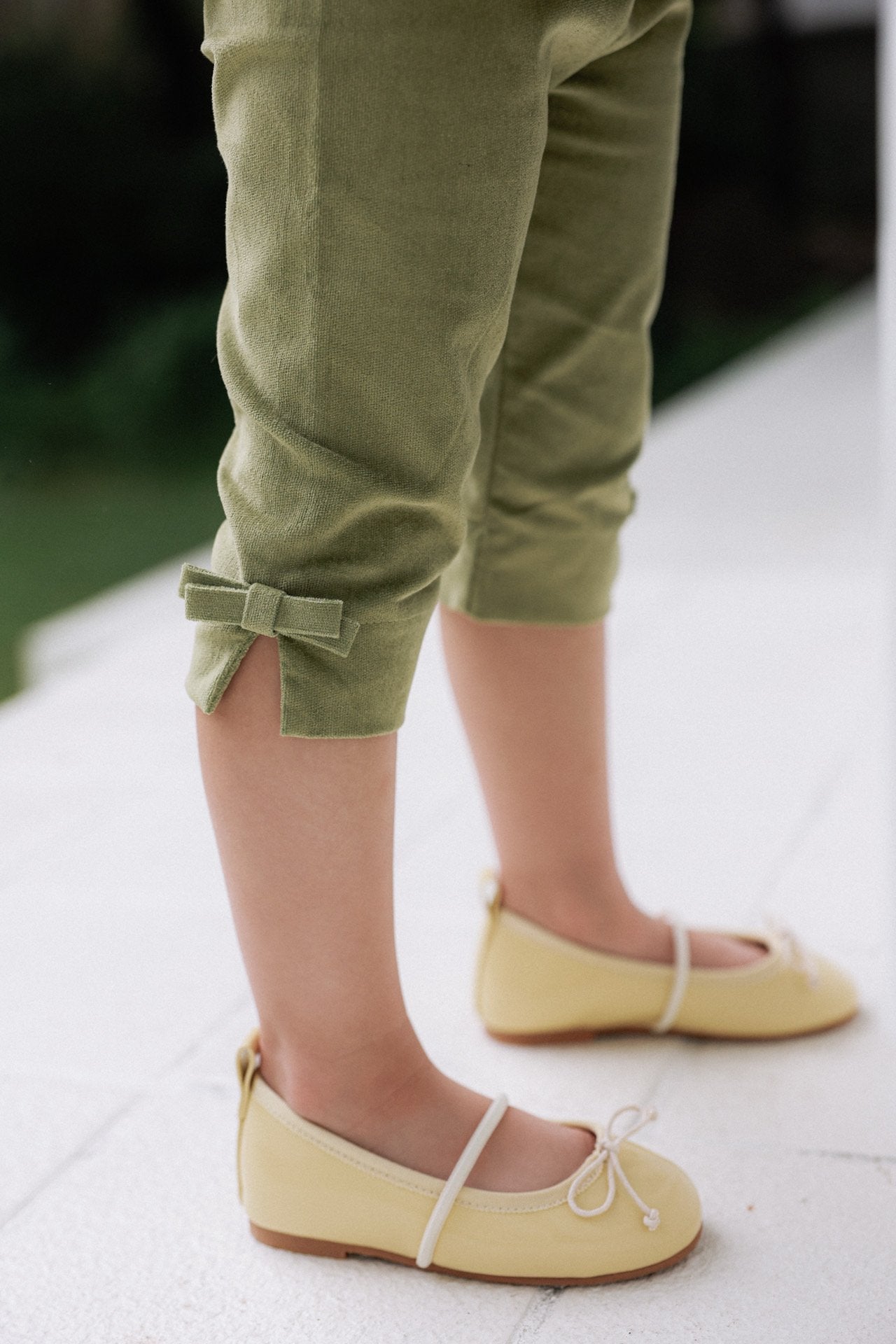 ［azalea］Velvet capri pants (kids)
