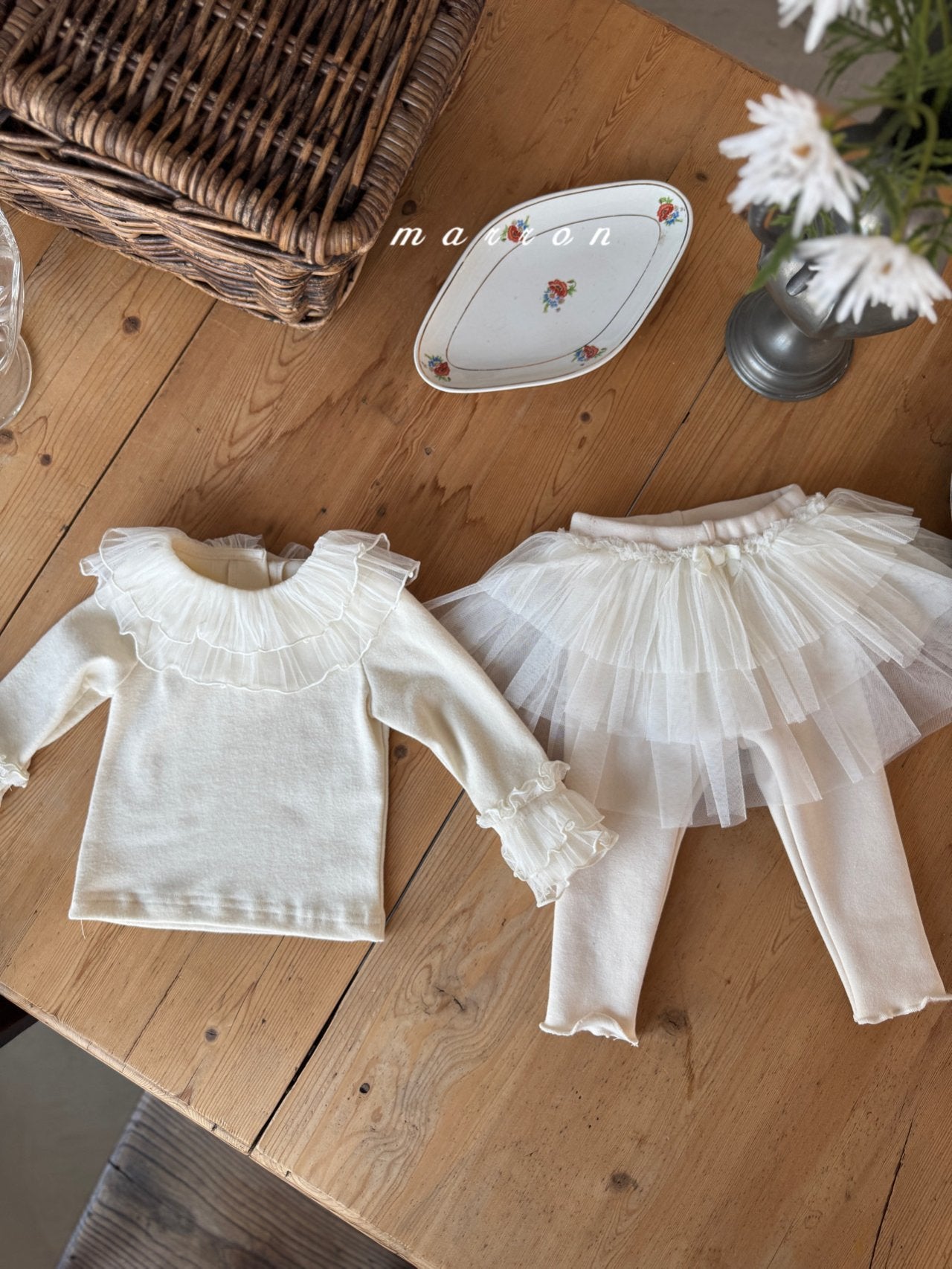 ［marron］Stella lace tops