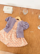 ［ohho］Madeleine flower wing blouse