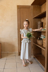 ［perrobebe］Mila frill Setup (gray)