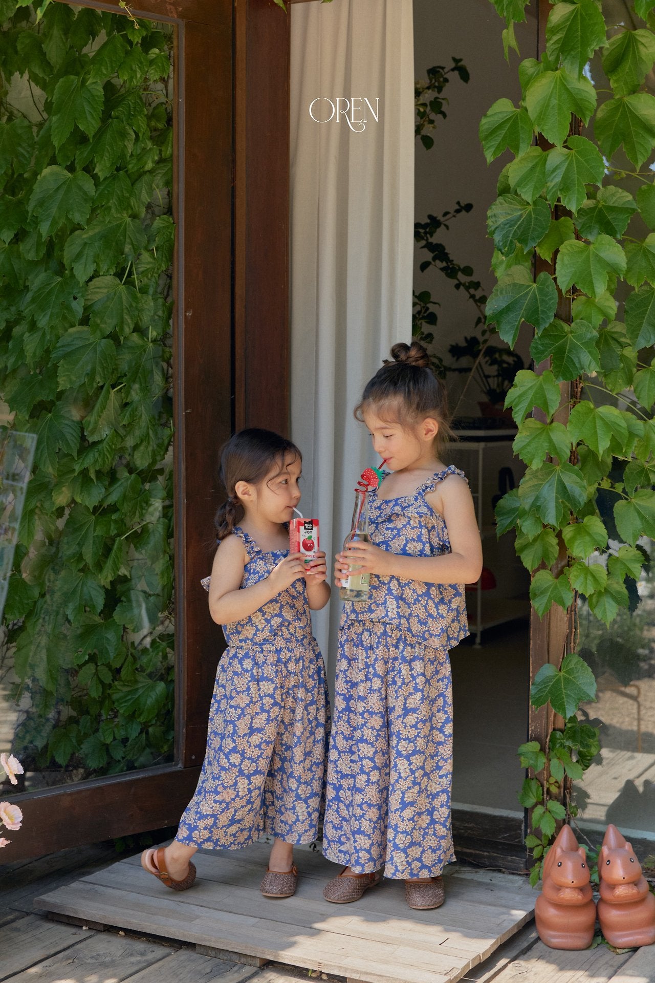 ［OREN］Mellow pleats set up (kids)