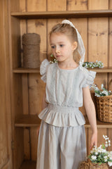 ［perrobebe］Mila frill Setup (gray)