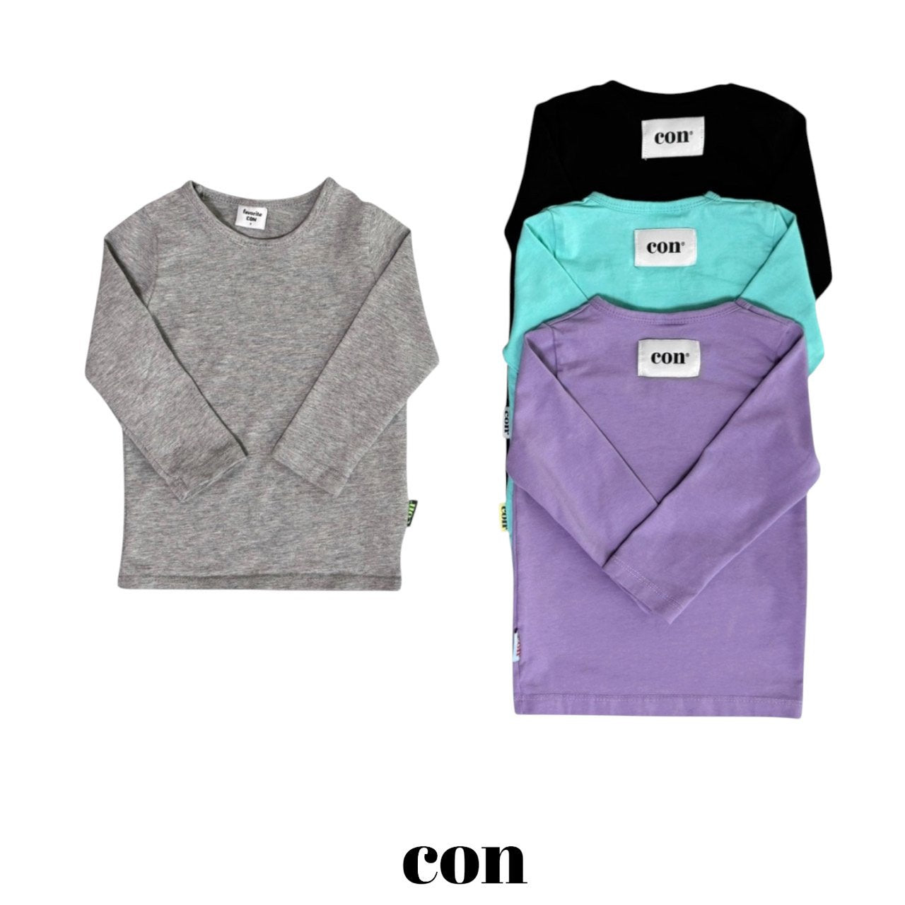 ［con］Basic color tee