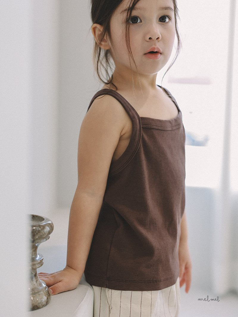 ［melmel］Ribbed camisole