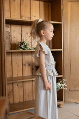 ［perrobebe］Mila frill Setup (gray)